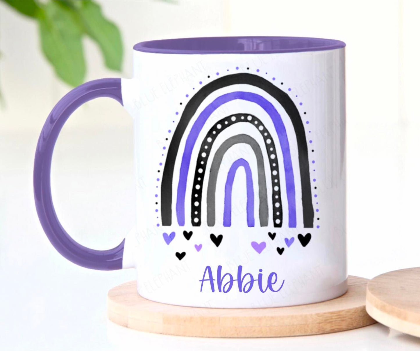 Purple Rainbow Mug