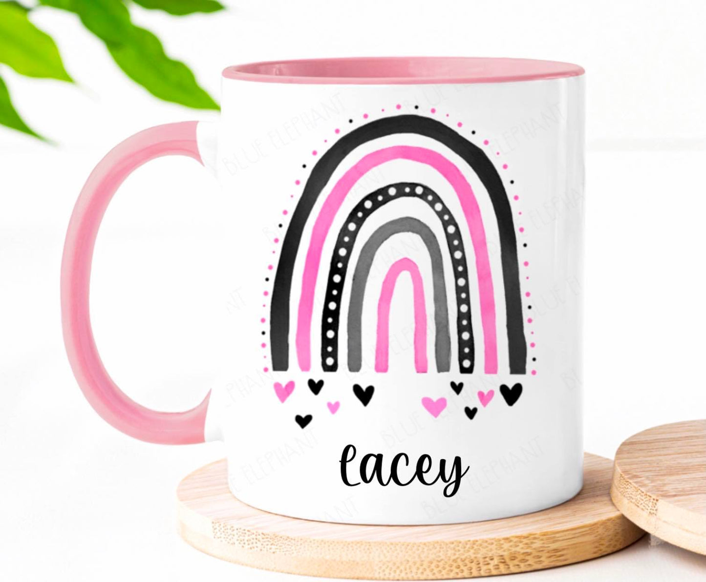 Pink Rainbow Mug