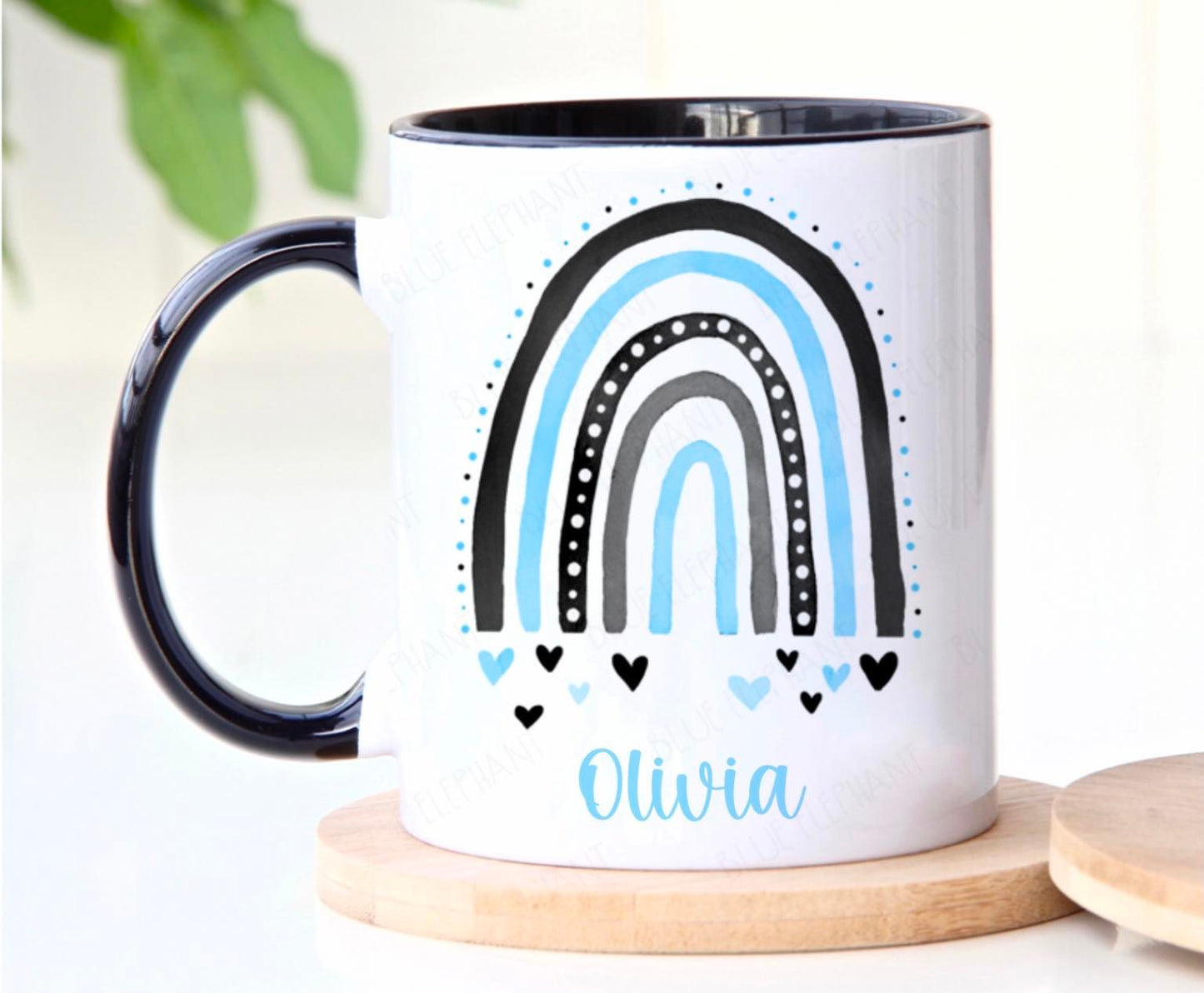 Blue Rainbow Mug