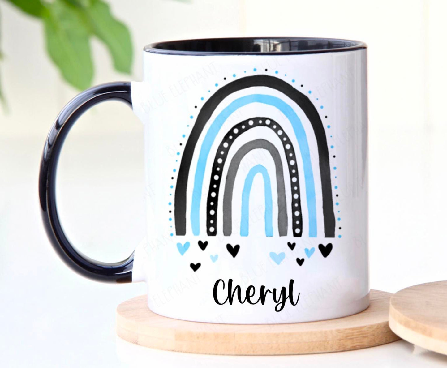 Blue Rainbow Mug