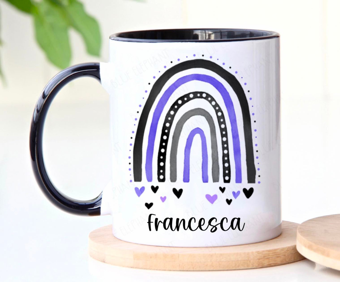 Purple Rainbow Mug