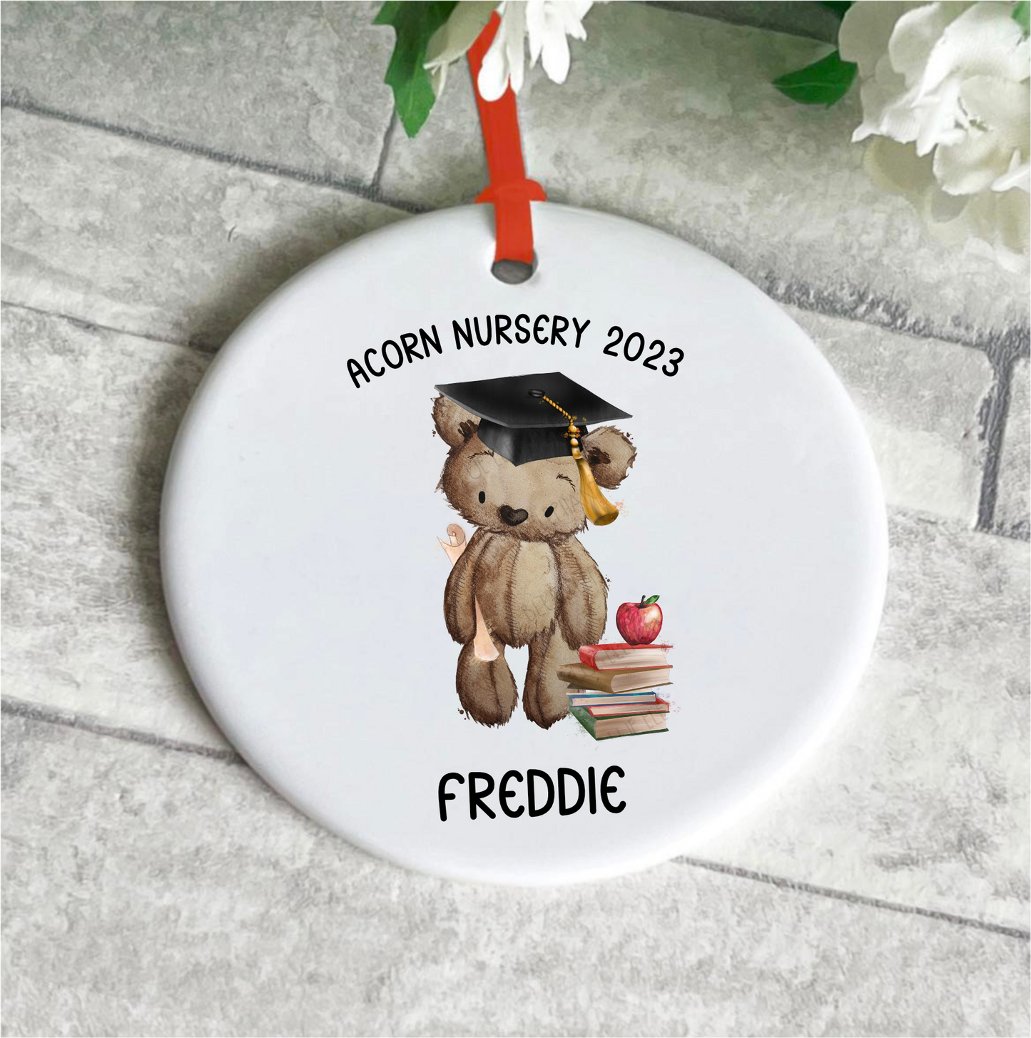 Graduation Ceramic Bauble