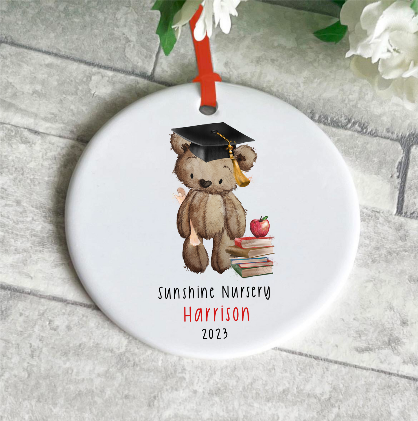 Graduation Ceramic Bauble