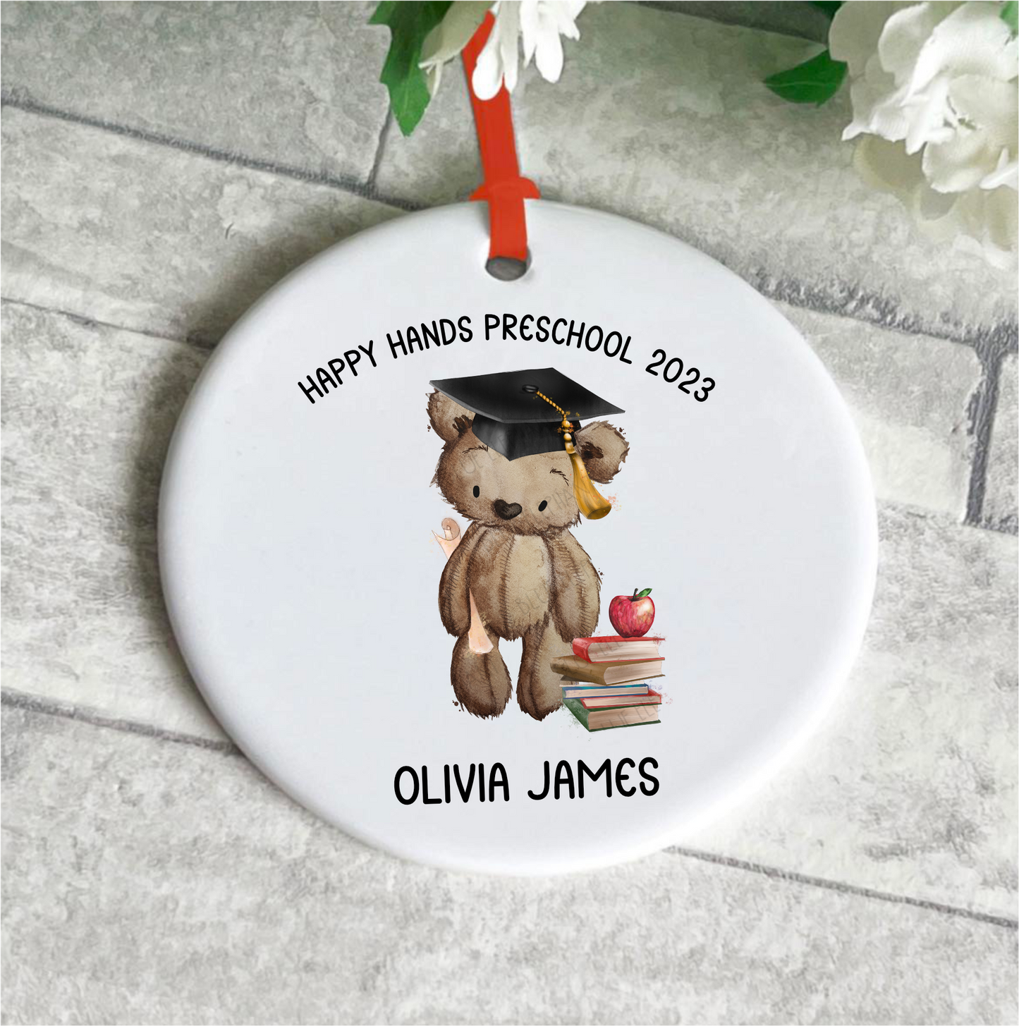 Graduation Ceramic Bauble