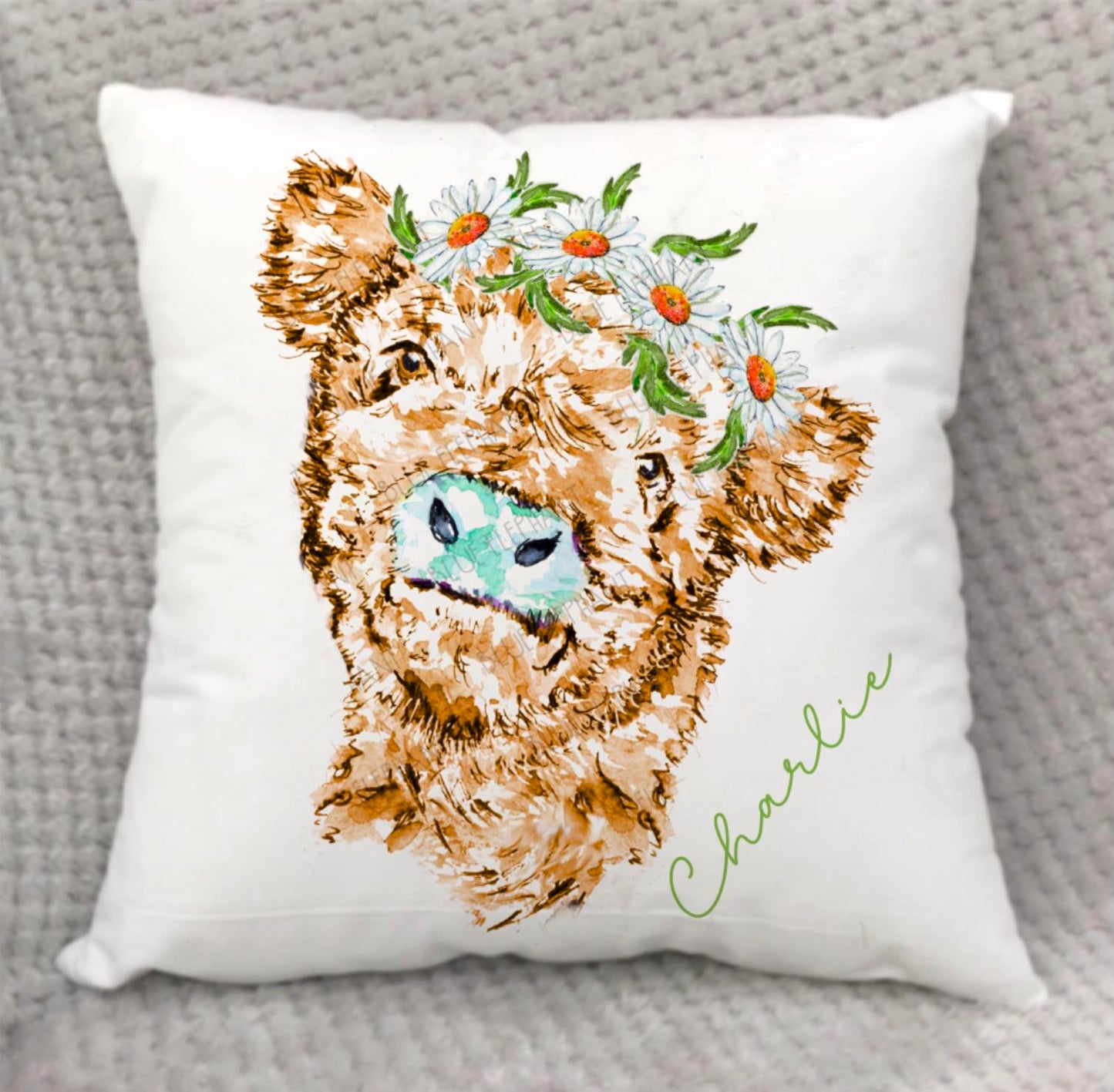 Baby Highland Cow Cushion