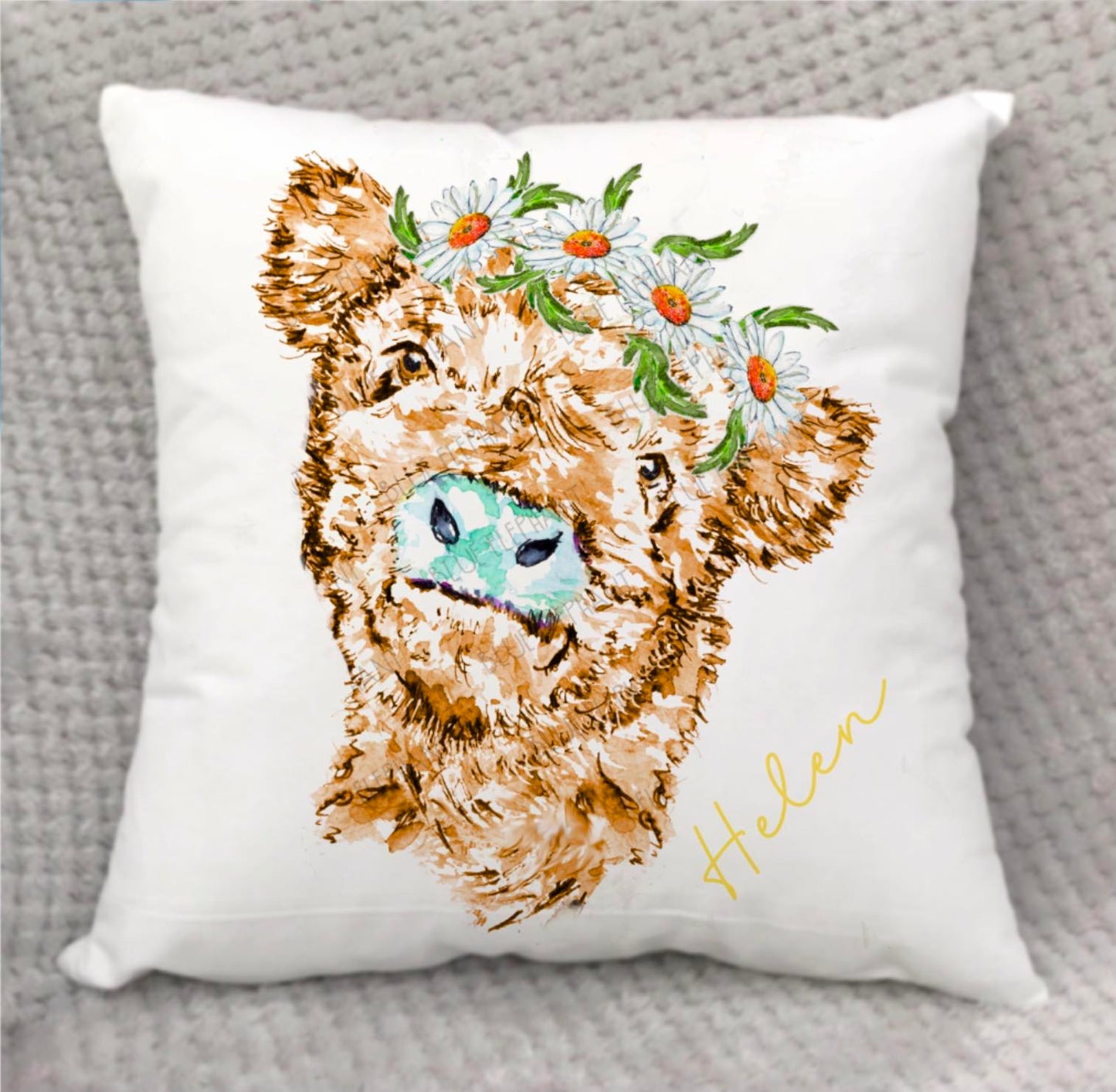 Baby Highland Cow Cushion