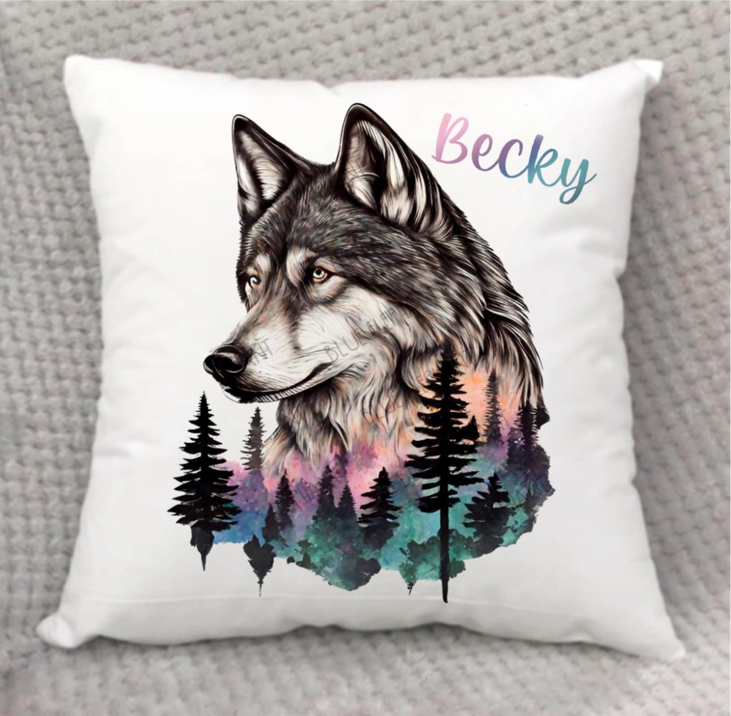Wolf Cushion