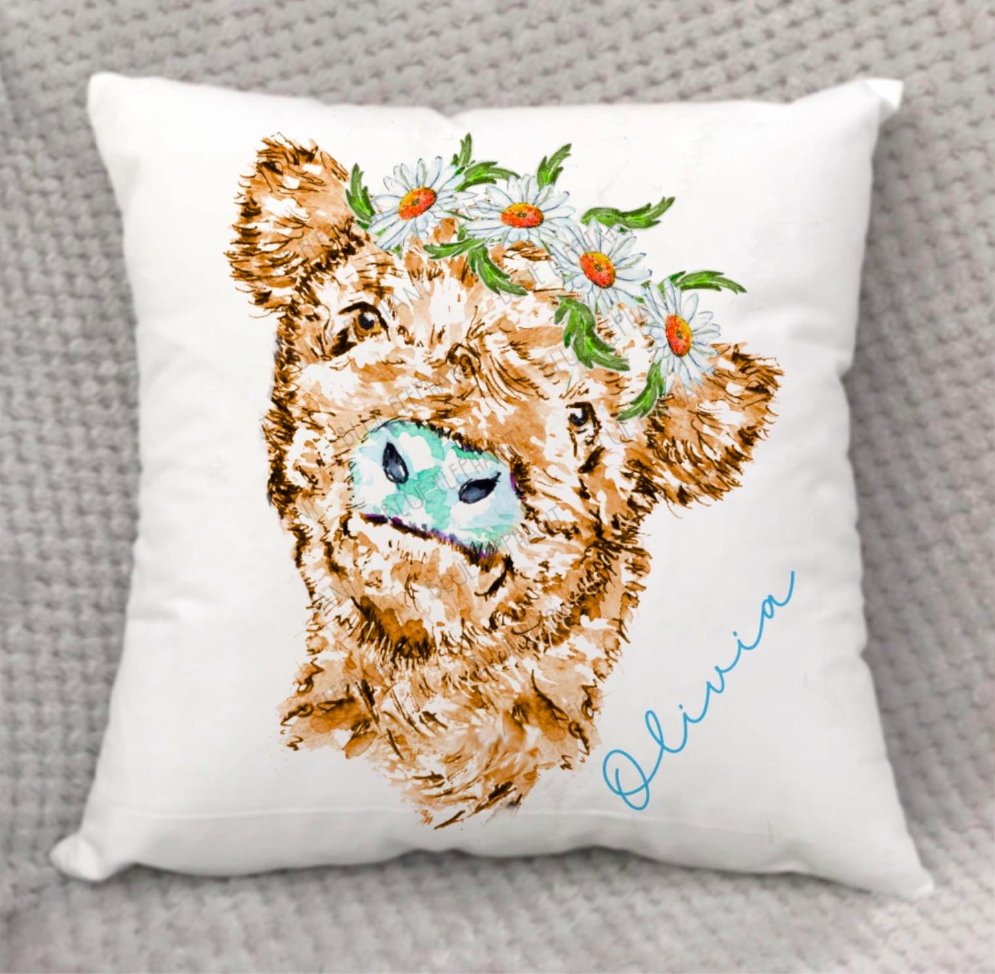 Baby Highland Cow Cushion