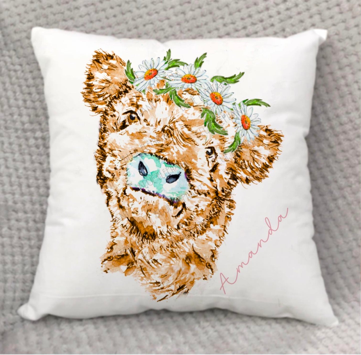 Baby Highland Cow Cushion