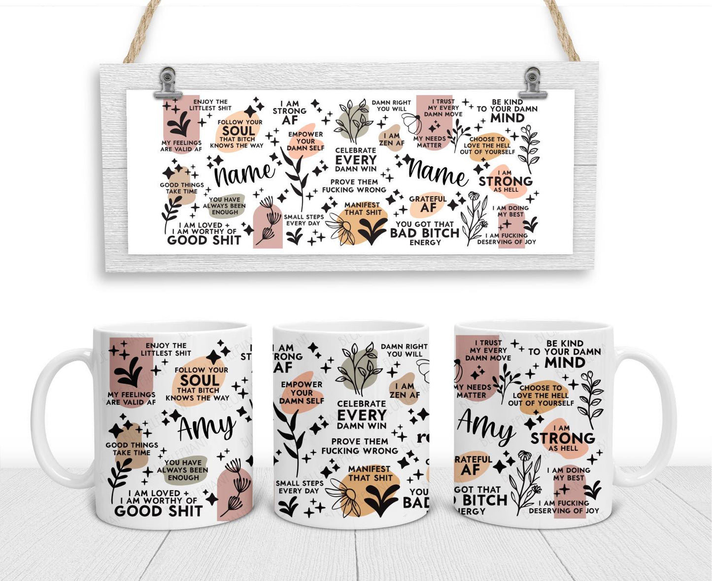 Positive Affirmations Mug - Swear