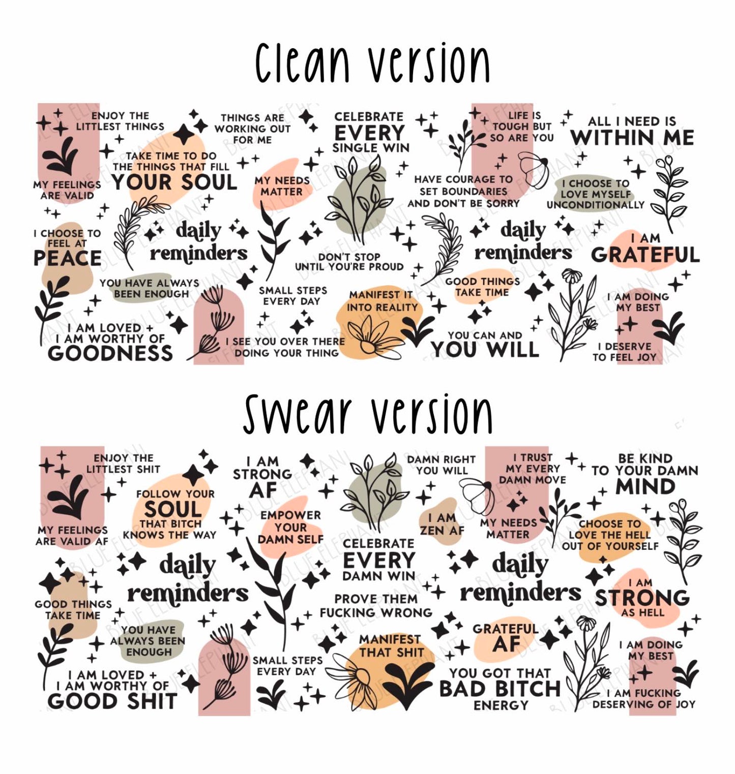 Positive Affirmations Mug - Swear