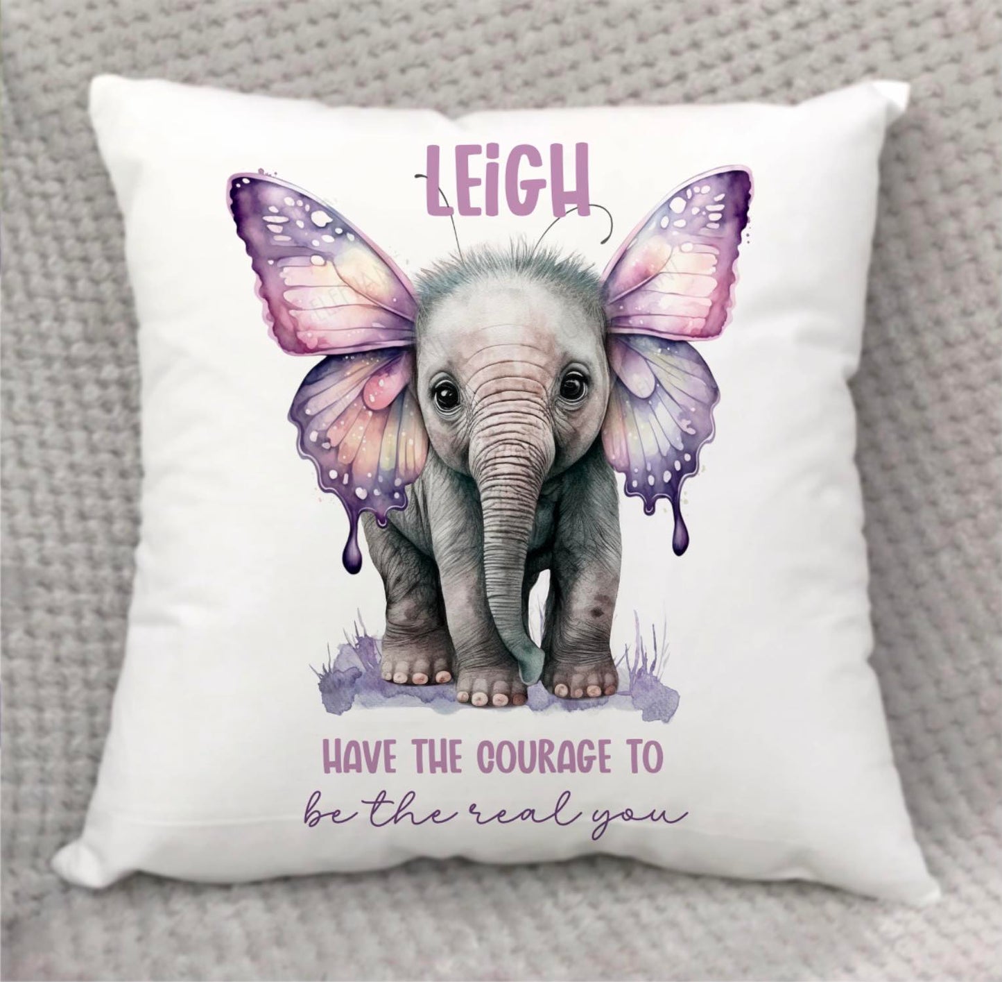 Butterfly Elephant Cushion