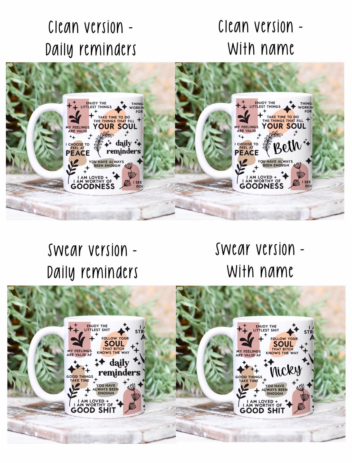 Positive Affirmations Mug