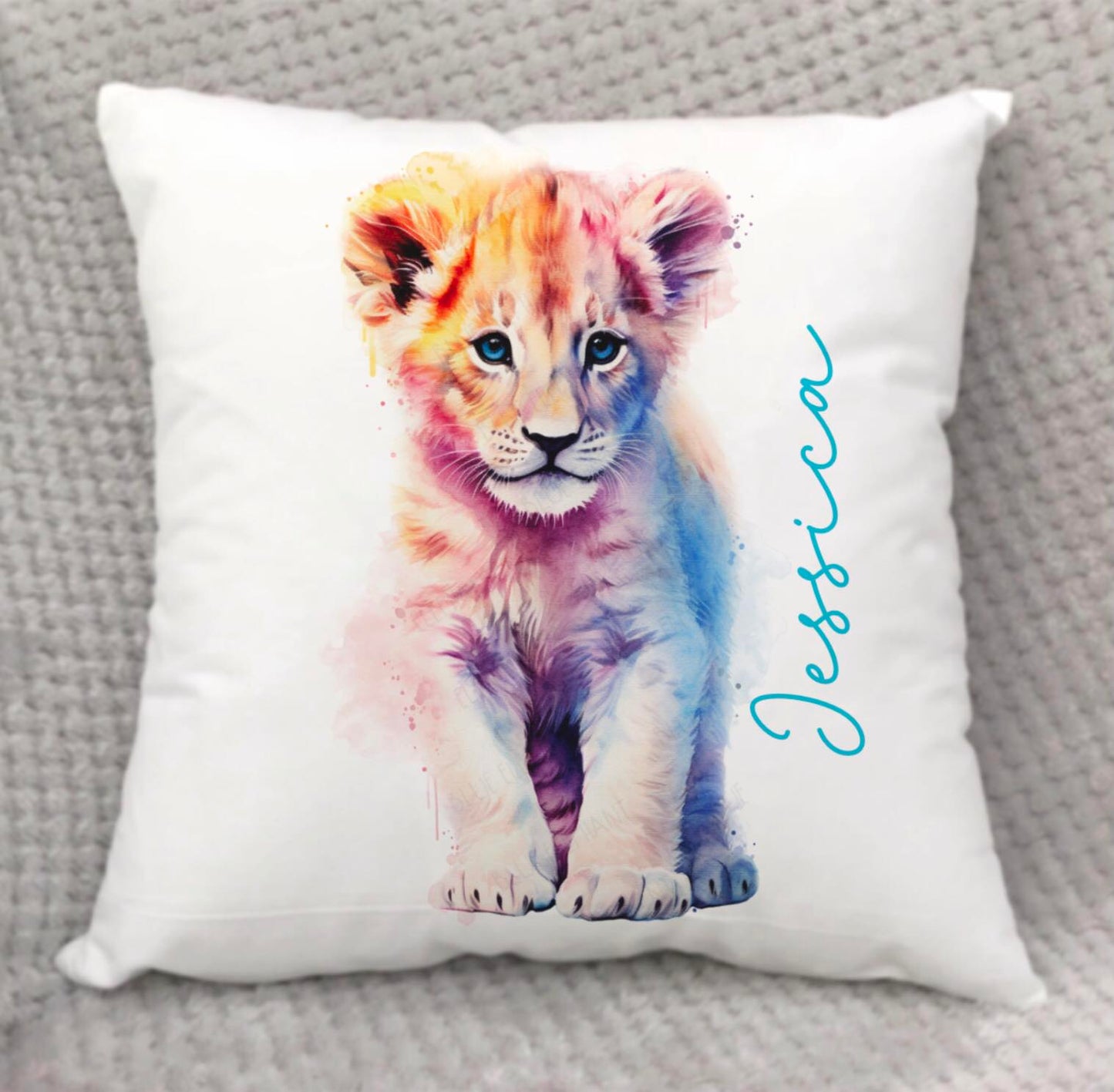 Rainbow Lion Cushion