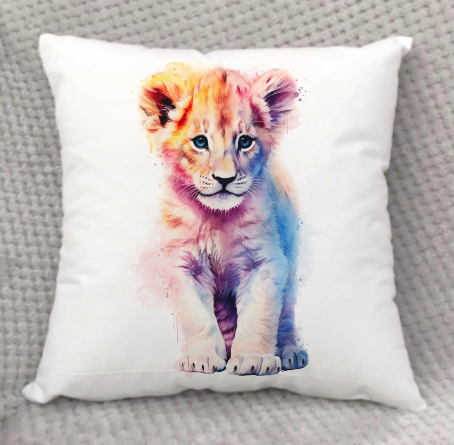 Rainbow Lion Cushion