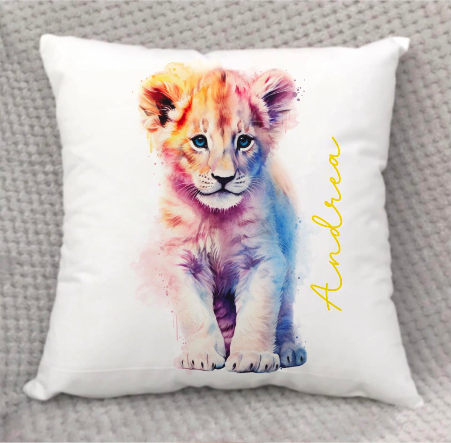 Rainbow Lion Cushion