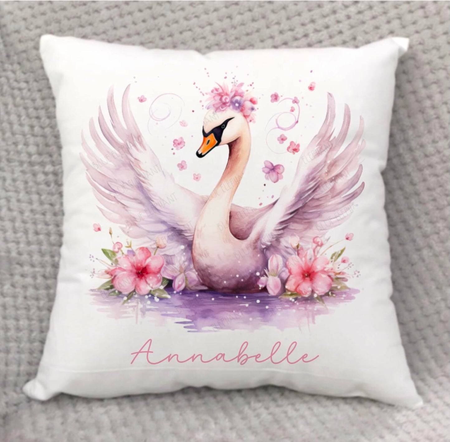 Swan Cushion