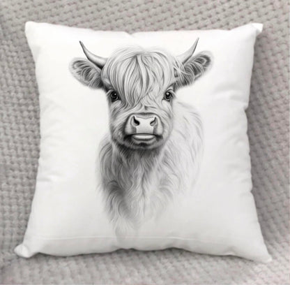 Highland Cow Cushion