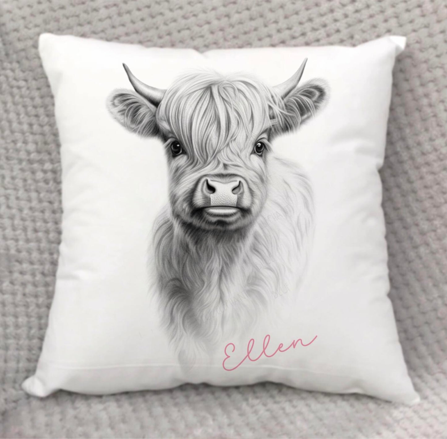 Highland Cow Cushion