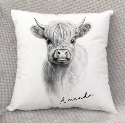 Highland Cow Cushion