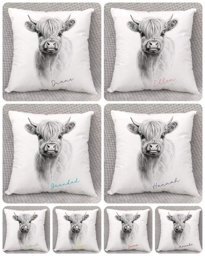 Highland Cow Cushion